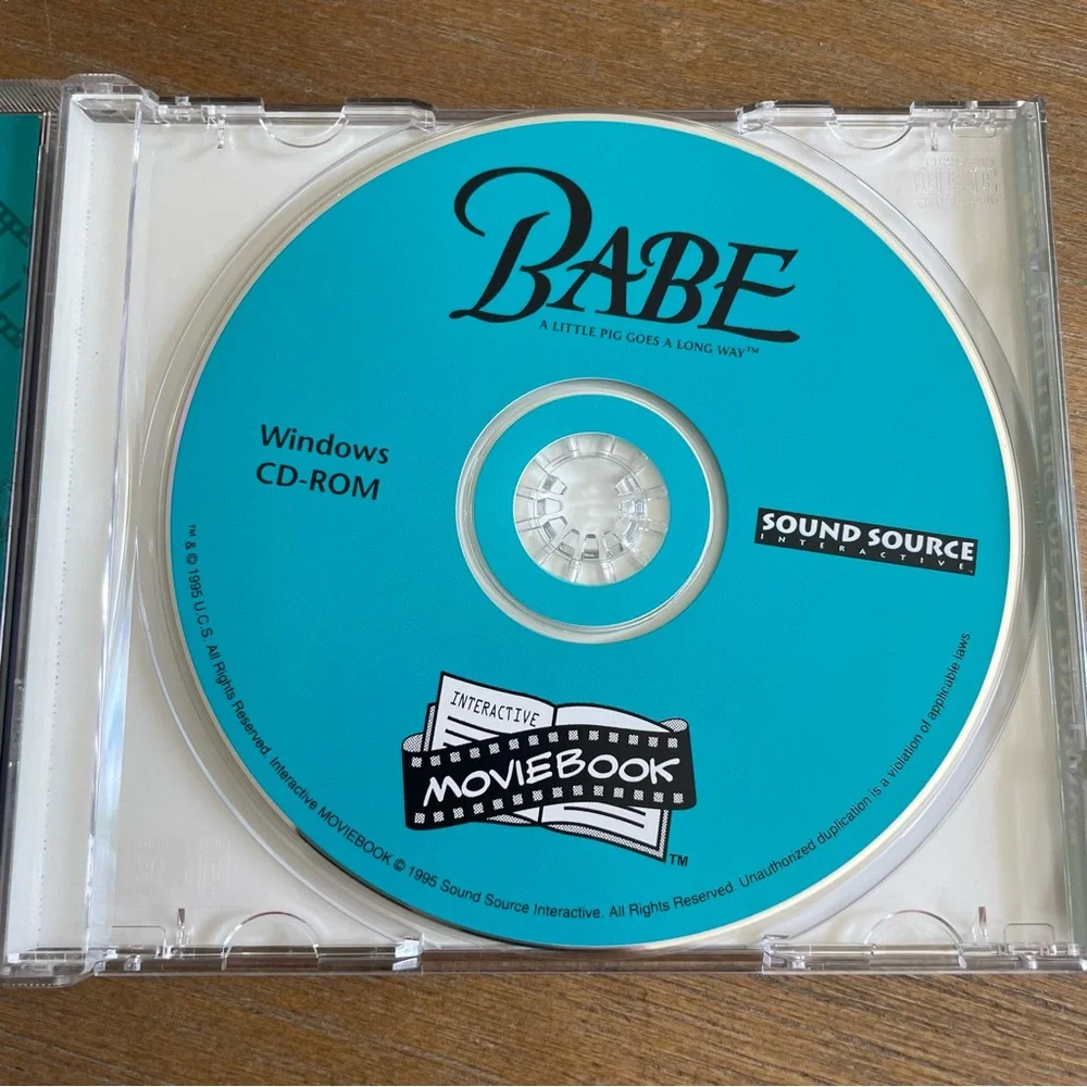 Babe Interactive Moviebook CD-ROM 1995